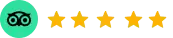 Five-star TripAdvisor rating icon